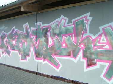 Graffiti Wall in Karlsruhe - Photo by Bananensaft - karlsruhe, durlach