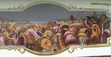 Graffiti Wall in Karlsruhe - Photo by Bananensaft - charakter, karlsruhe