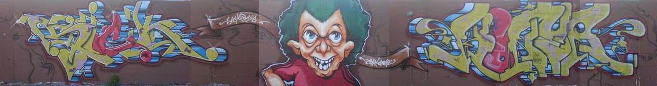 Graffiti Wall in Karlsruhe - Photo by Bananensaft - Sick, koner, karlsruhe