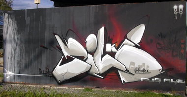 Graffiti Wall in Karlsruhe - Photo by Bananensaft - silke, ceon, karlsruhe (2006)