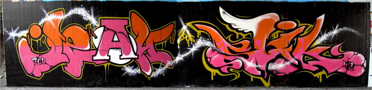 Graffiti Wall in Karlsruhe - Photo by Bananensaft - Jeah, Slik, karlsruhe