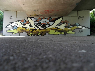 Graffiti Wall in Karlsruhe - Photo by Bananensaft - Slik, hz (2007)