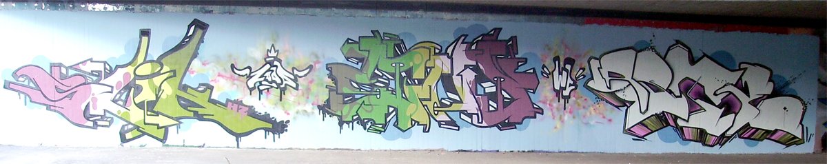 Graffiti Wall - Photo by Bananensaft - slik, scud, aste (2006)