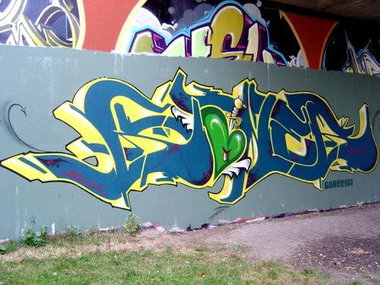 Graffiti Wall in Karlsruhe - Photo by Bananensaft - Koner, karlsruhe