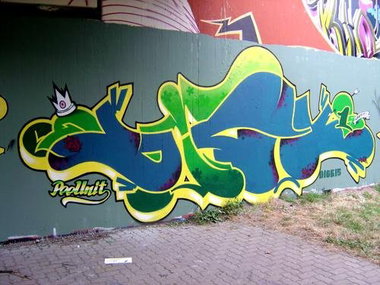 Graffiti Wall in Karlsruhe - Photo by Bananensaft - Dick, karlsruhe