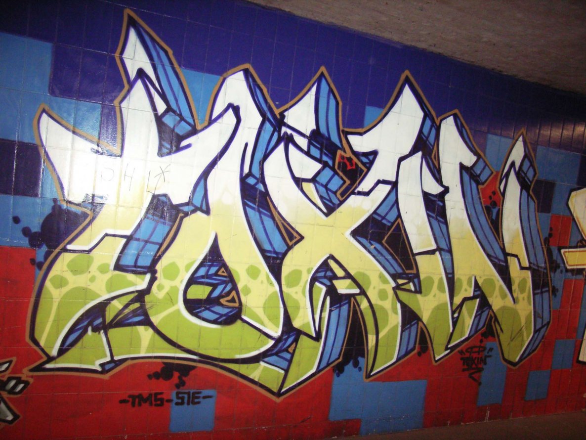 Graffiti Wall in Karlsruhe - Photo by Bananensaft - Toxin, karlsruhe