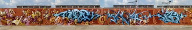 Graffiti Wall in Karlsruhe - Photo by Bananensaft - Koner, kiam, karlsruhe