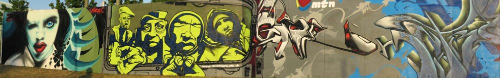 Graffiti Wall in Karlsruhe - Photo by Bananensaft - Karlsruhe, Festival