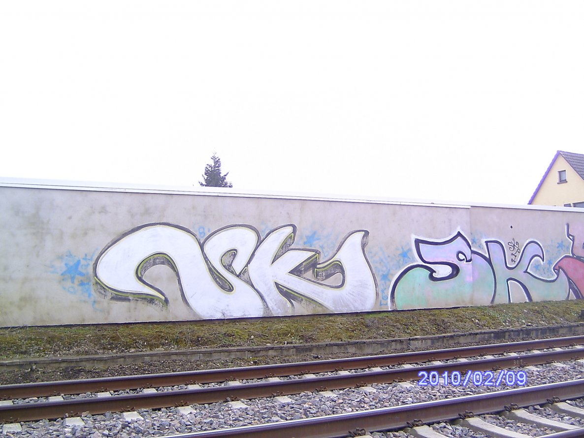 Graffiti Bombing - Photo by Bananensaft - Sk, karlsruhe, malsch