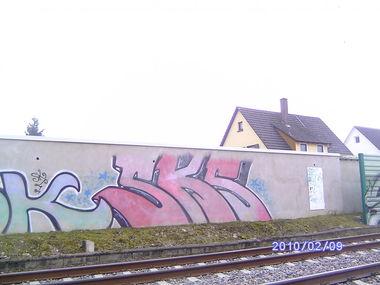 Graffiti Bombing - Photo by Bananensaft - Sks, sk, karlsruhe
