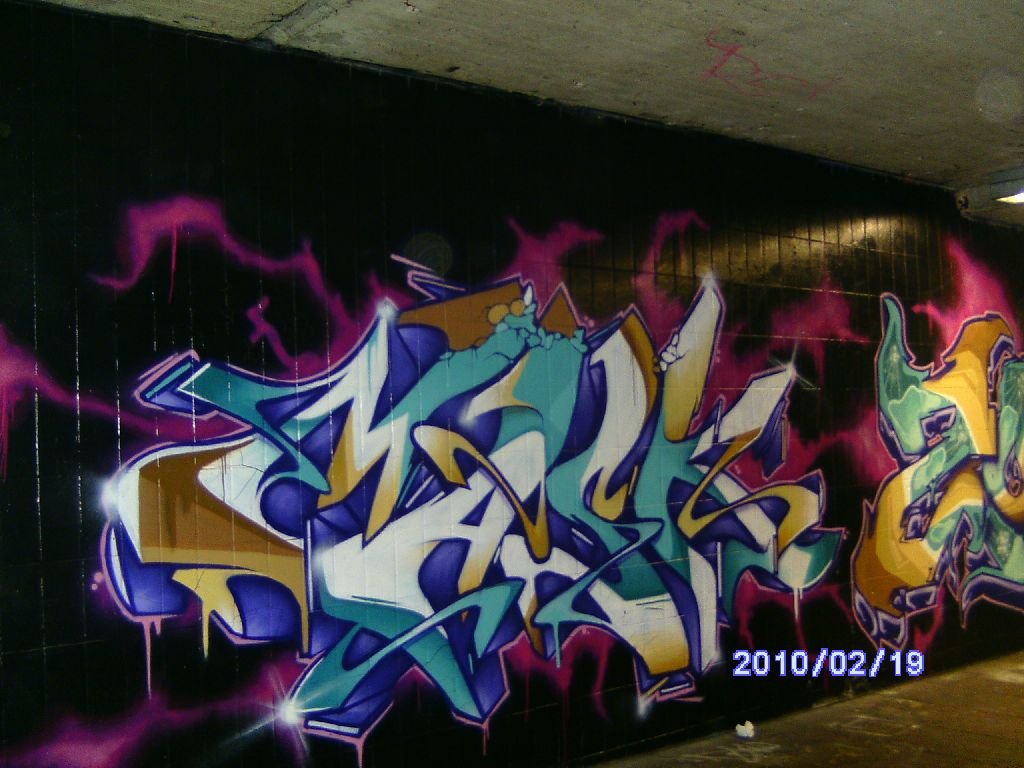 Graffiti Wall - Photo by Bananensaft - Mask, tbk, karlsruhe