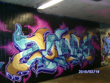 Graffiti Wall - Photo by Bananensaft - zomby, karlsruhe, tbk