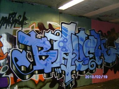 Graffiti Wall - Photo by Bananensaft - Bauch, sb, karlsruhe