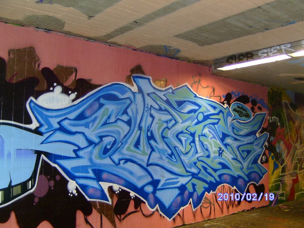 Graffiti Wall - Photo by Bananensaft - karlsruhe
