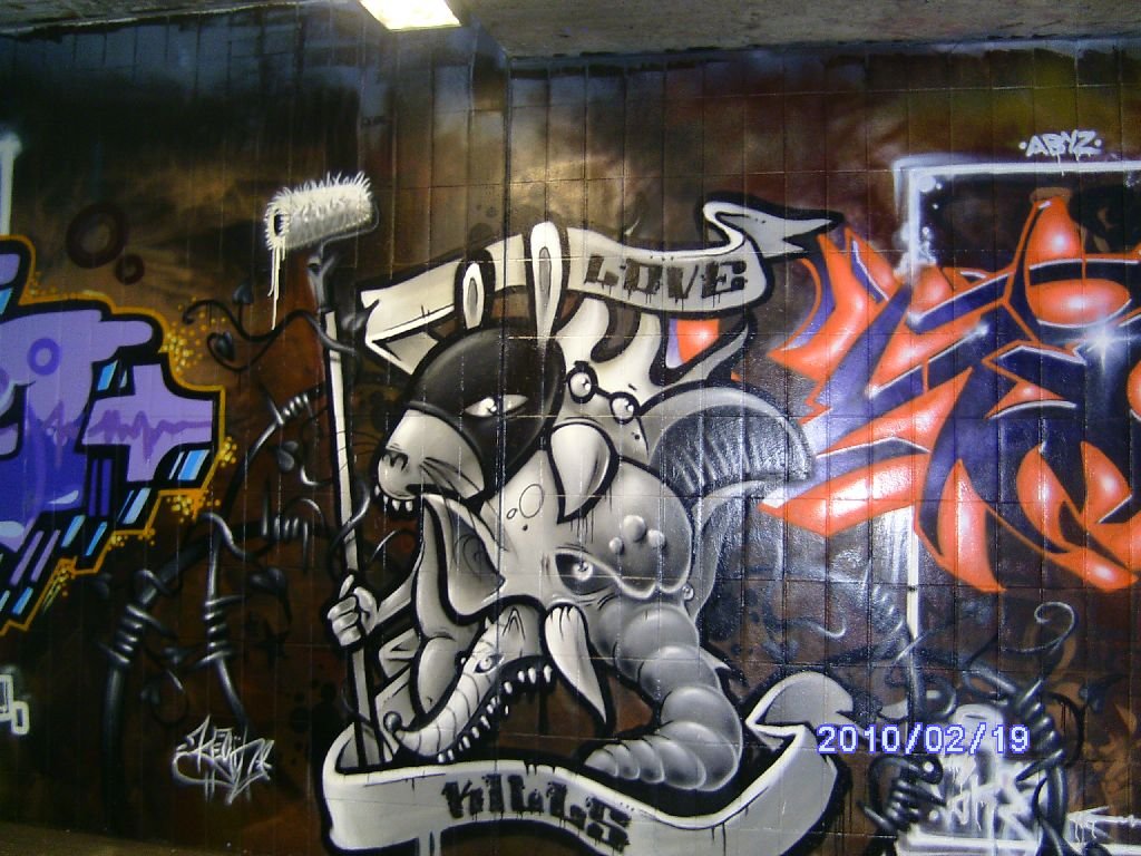 Graffiti Wall - Photo by Bananensaft - Keon, rca, karlsruhe