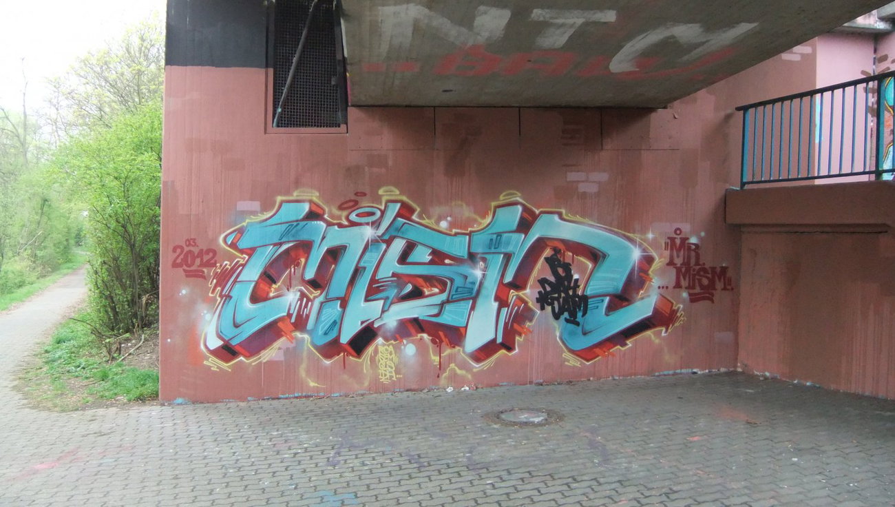 Graffiti Wall - Photo by Bananensaft - Mism, karlsruhe, rca (2012)