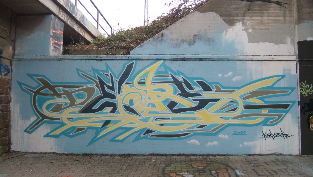 Graffiti Wall - Photo by Bananensaft - Deore, karlsruhe