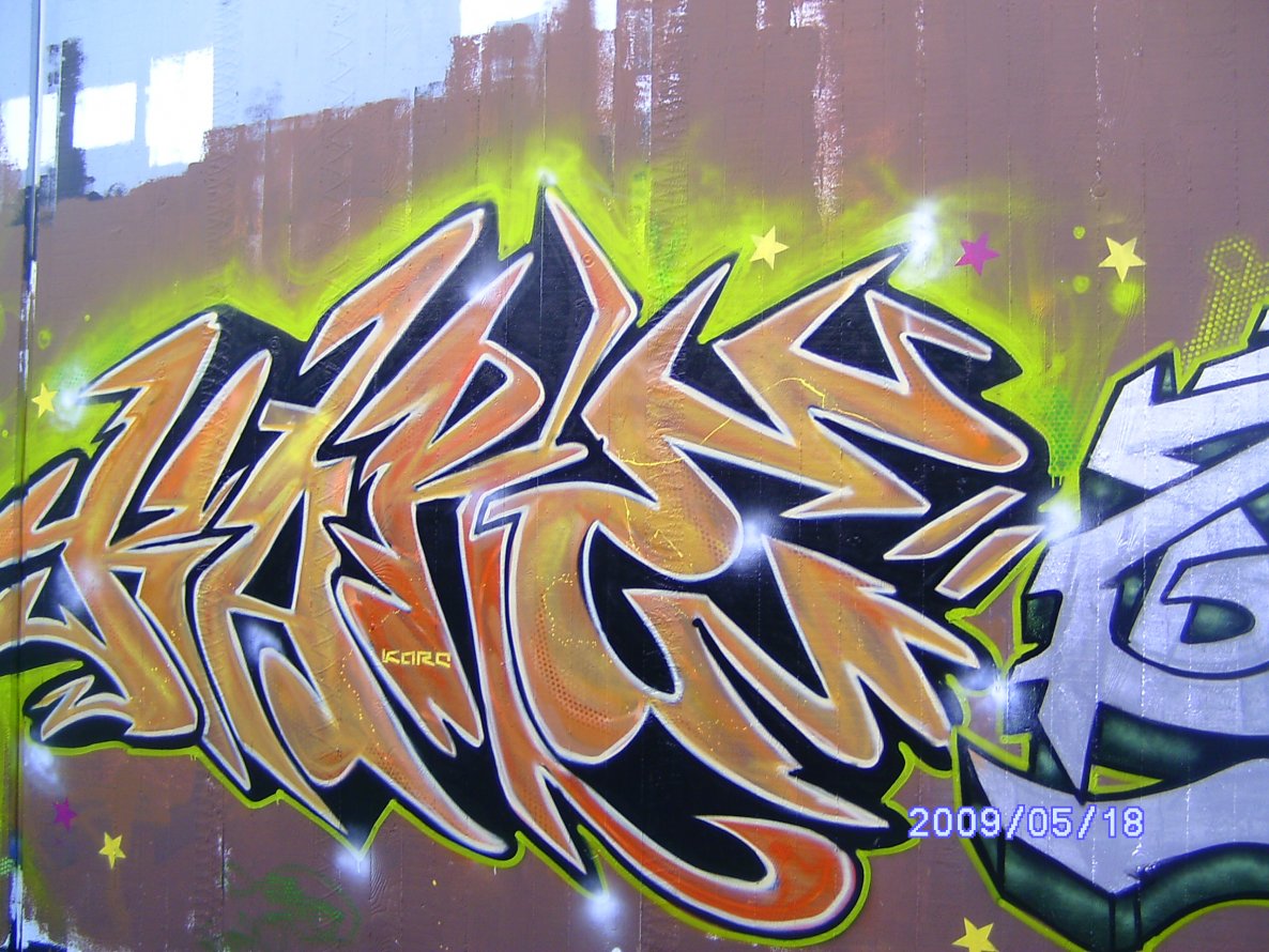 Graffiti Wall - Photo by Bananensaft - Kare, st, karlsruhe