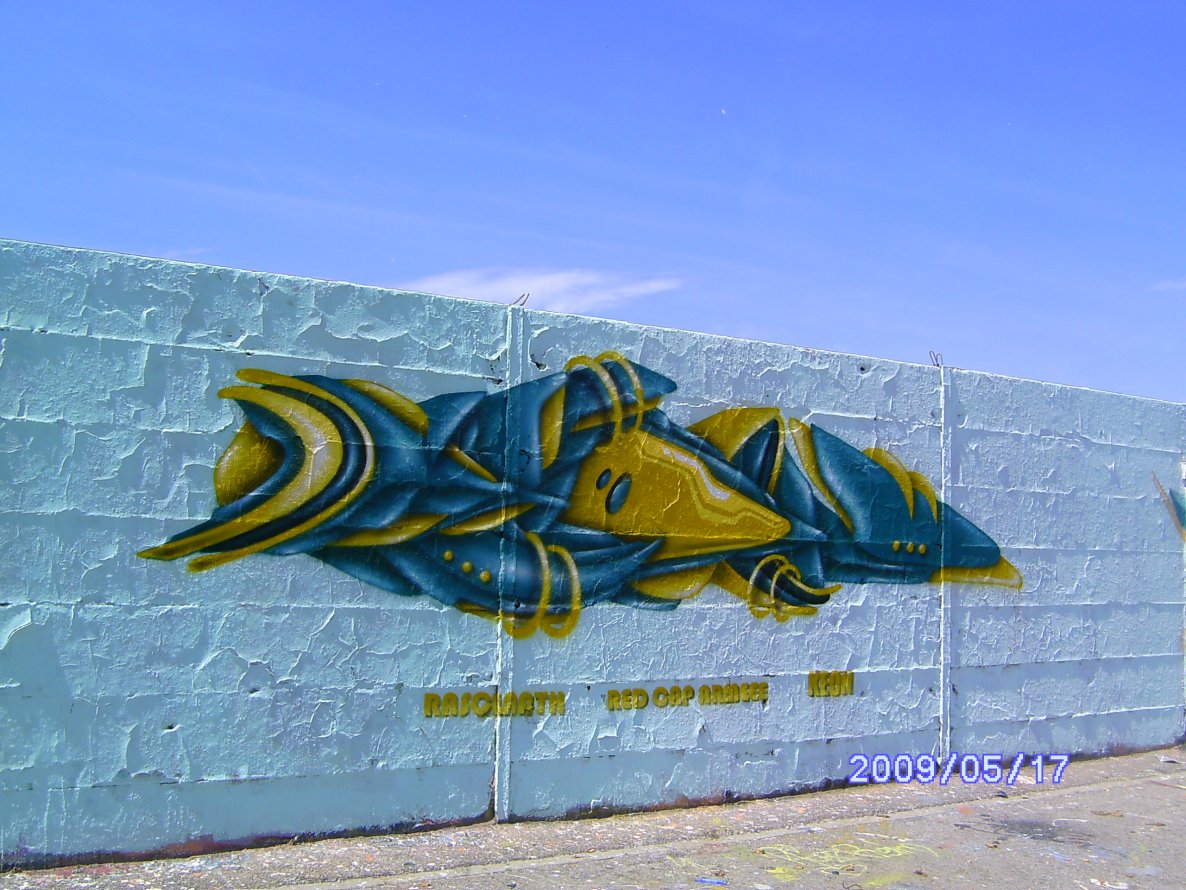 Graffiti Wall - Photo by Bananensaft - Keon, rca, karlsruhe