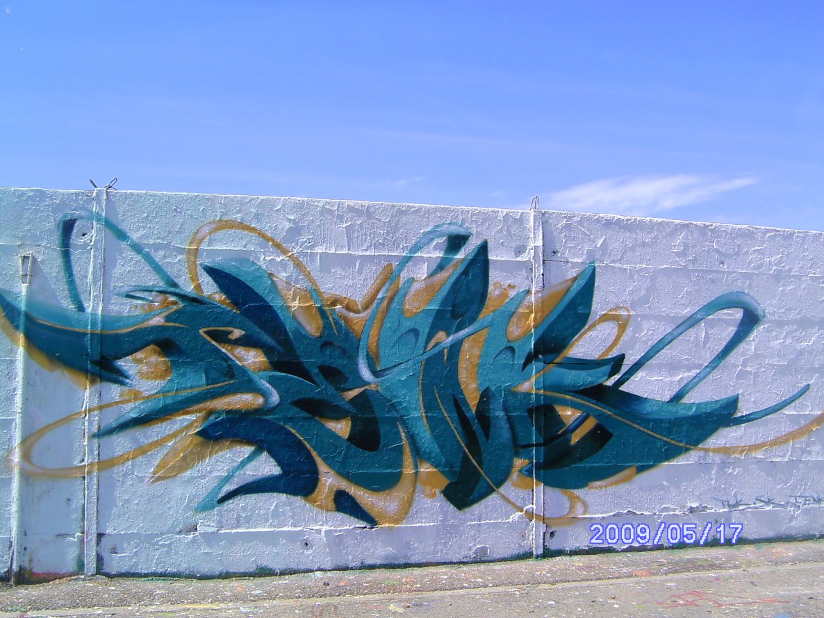 Graffiti Wall - Photo by Bananensaft - Tenk, tbk, karlsruhe