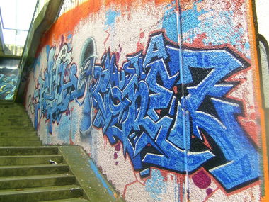 Graffiti Wall in Karlsruhe - Photo by Bananensaft - Bauch, Keon, core