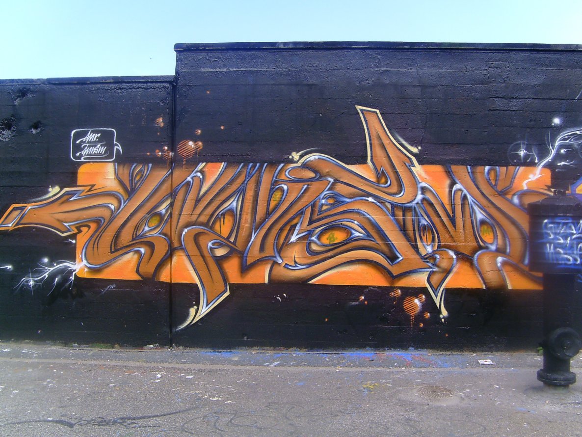 Graffiti Wall in Karlsruhe - Photo by Bananensaft - Mism, rca, sem