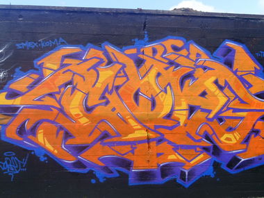 Graffiti Wall in Karlsruhe - Photo by Bananensaft - Core, rca, karlsruhe