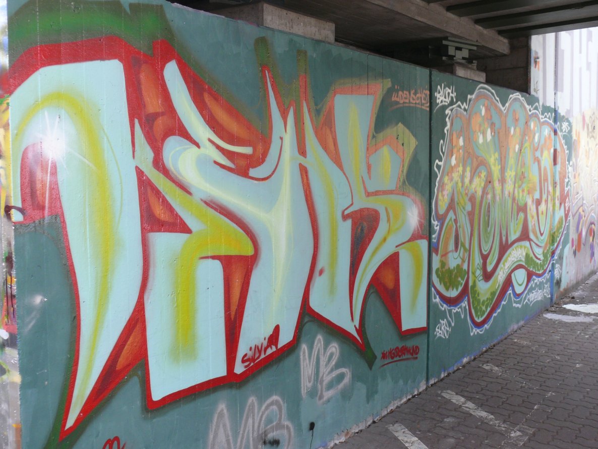Graffiti Wall in Karlsruhe - Photo by Bananensaft - karlsruhe, ettlingen, west