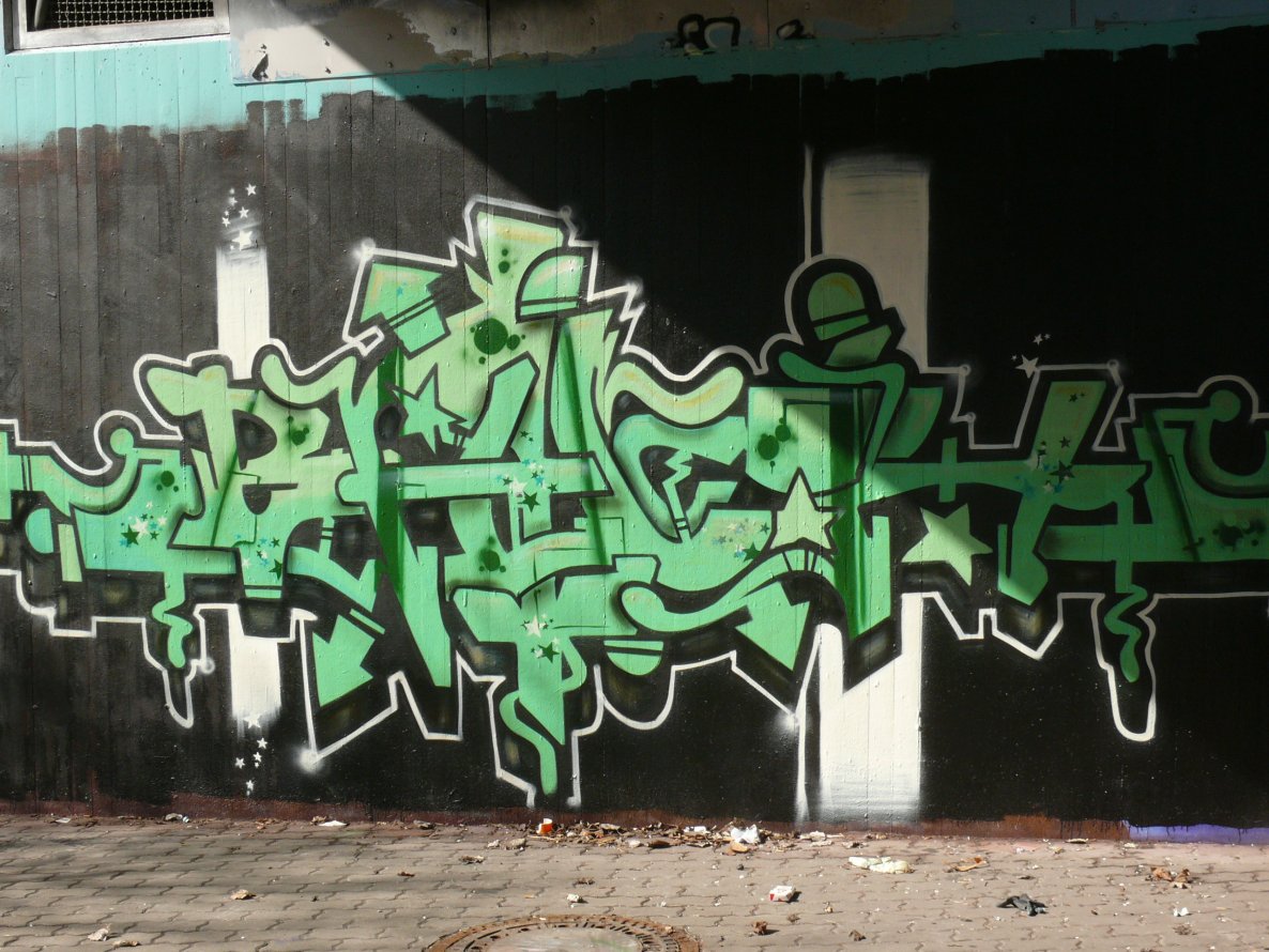 Graffiti Wall in Karlsruhe - Photo by Bananensaft - Bauch, sb, karlsruhe