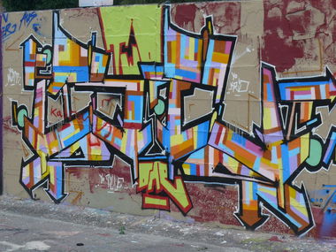 Graffiti Wall in Karlsruhe - Photo by Bananensaft - karlsruhe, messplatz