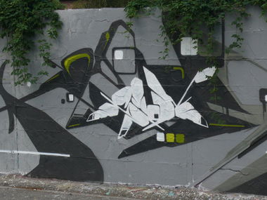 Graffiti Wall in Karlsruhe - Photo by Bananensaft - Ceon, jpp, messplatz