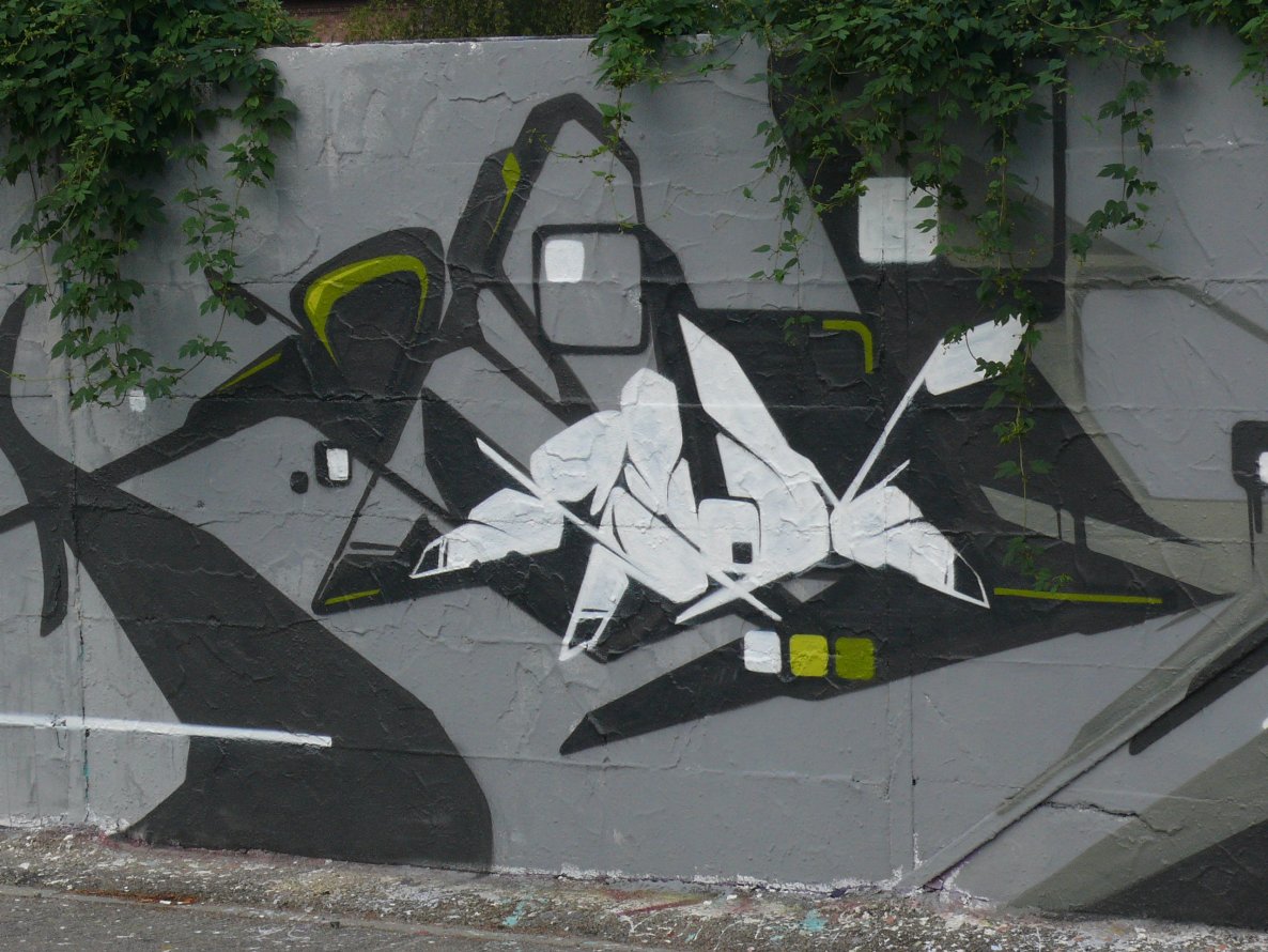 Graffiti Wall in Karlsruhe - Photo by Bananensaft - Ceon, jpp, messplatz