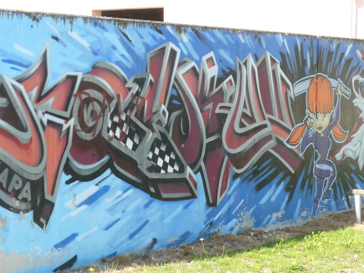 Graffiti Wall in Karlsruhe - Photo by Bananensaft - messplatz, karlsruhe
