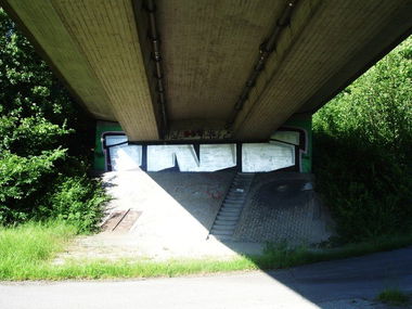 Graffiti Bombing in Karlsruhe - Photo by Bananensaft - Ini, karlsruhe