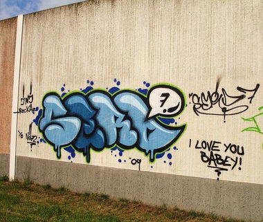 Graffiti Bombing - Photo by Bananensaft - serd7, serd, karlsruhe