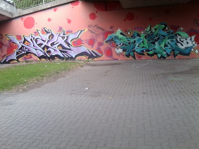 Graffiti Wall in Karlsruhe - Photo by Bananensaft - sier, sure, karlsruhe (2011)