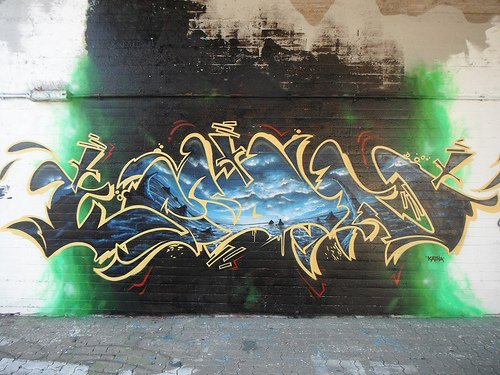 Graffiti Wall in Karlsruhe - Photo by Bananensaft - Keon, Rca, karlsruhe