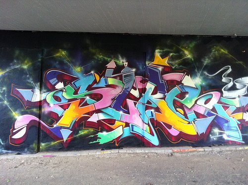 Graffiti Wall in Karlsruhe - Photo by Bananensaft - Sure, sb, tpm