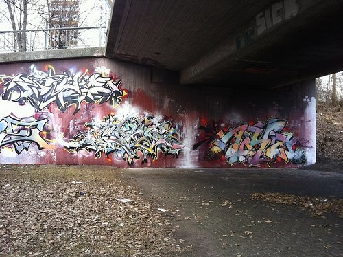 Graffiti Wall in Karlsruhe - Photo by Bananensaft - Dizoe, core, abyz