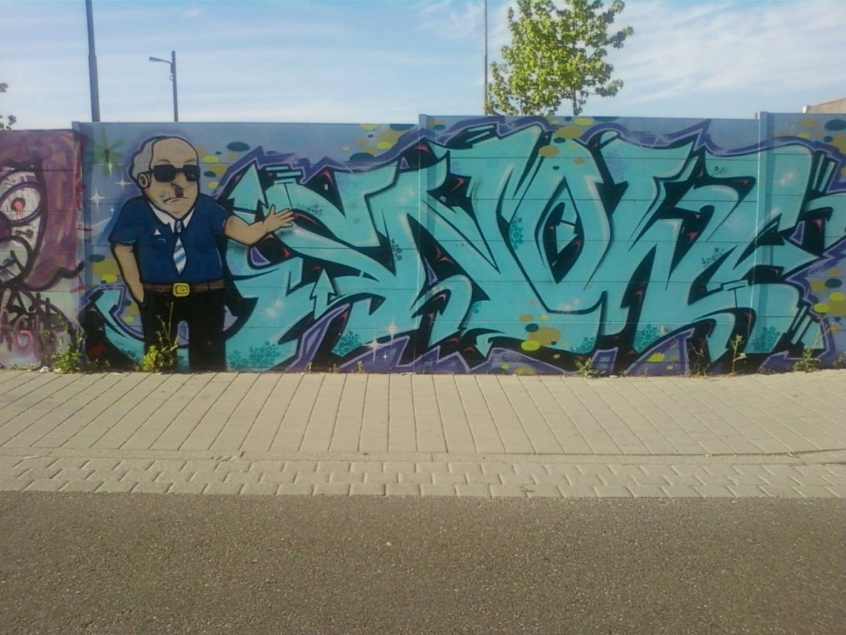 Graffiti Wall in Karlsruhe - Photo by Bananensaft - Snow, mnf, karlsruhe