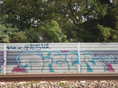 Graffiti Bombing in Karlsruhe - Photo by Bananensaft - Diger, karlsruhe, ettligen