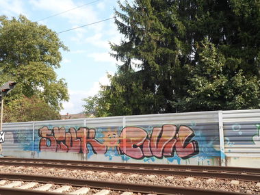 Graffiti Bombing in Karlsruhe - Photo by Bananensaft - Stuk, civil, karlsruhe