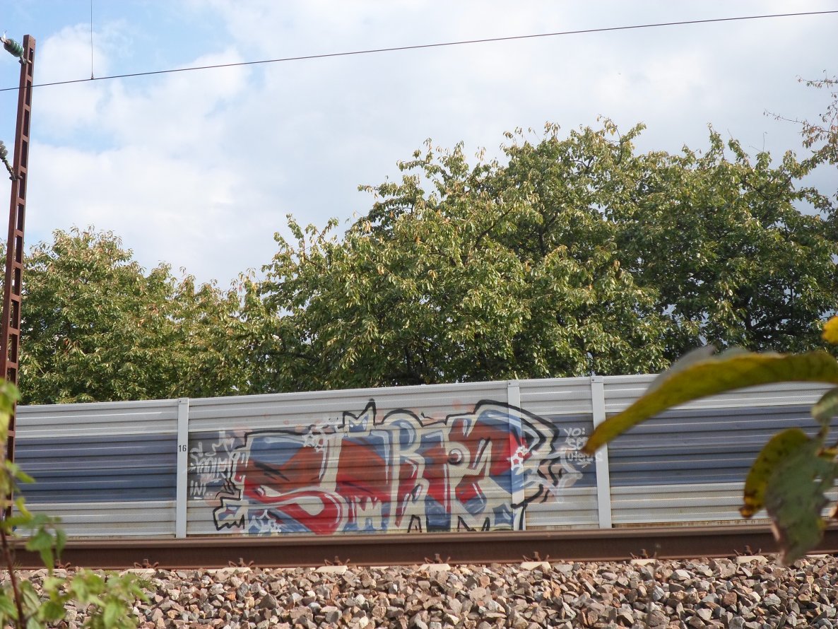 Graffiti Bombing in Karlsruhe - Photo by Bananensaft - Ssqirt, qlc, ini