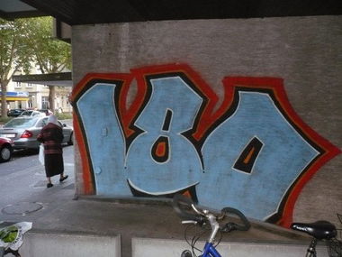 Graffiti Bombing - Photo by Bananensaft - 180, karlsruhe