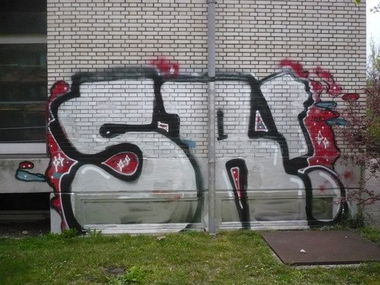 Graffiti Bombing - Photo by Bananensaft - Sr, karlsruhe