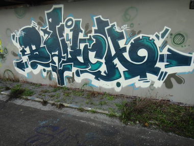 Graffiti Wall in Karlsruhe - Photo by Bananensaft - Bauch, sb, sick