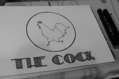 Graffiti Wall in Hamburg - Photo by BandWCocks - Cock, sleeping, blackcocksbiggerthanwhitecocks (2017)