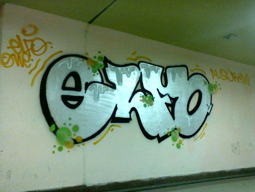 Graffiti Bombing - Photo by Bandito - ELFO1