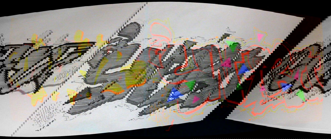 Graffiti Sketch - Photo by Bandito - a, gdy, w