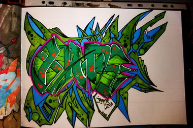 Graffiti Sketch - Photo by BaneSix